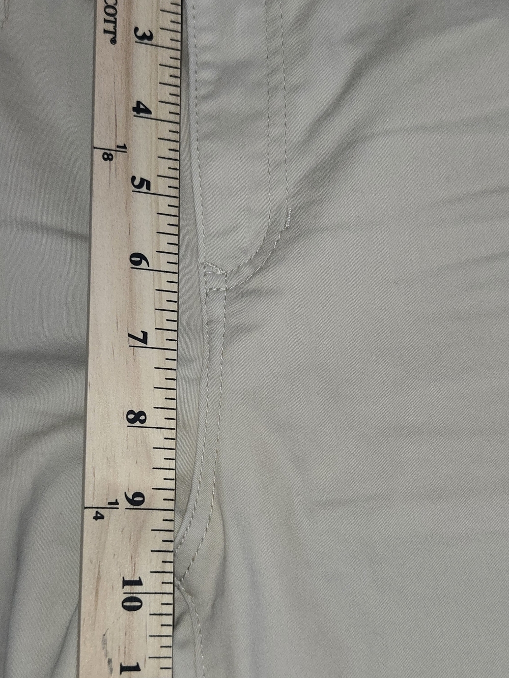 D. Jeans igh-Rise Beige Ankle Jeans - Classic Neutral Slim Fit Size 6. - Picture 7 of 11